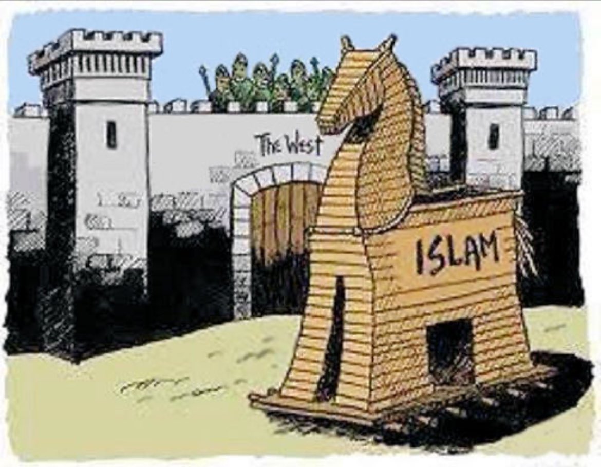 ApDean's tweet image. An article from 10 years ago; still rings true today. Western nation’s will not be able to reverse the damage done. Unfortunately, the lawlessness of European “refugees” is only foreshadowing of what will be in the US. Our great nation is disappearing!

arkansasgopwing.blogspot.com/2015/09/trojan…