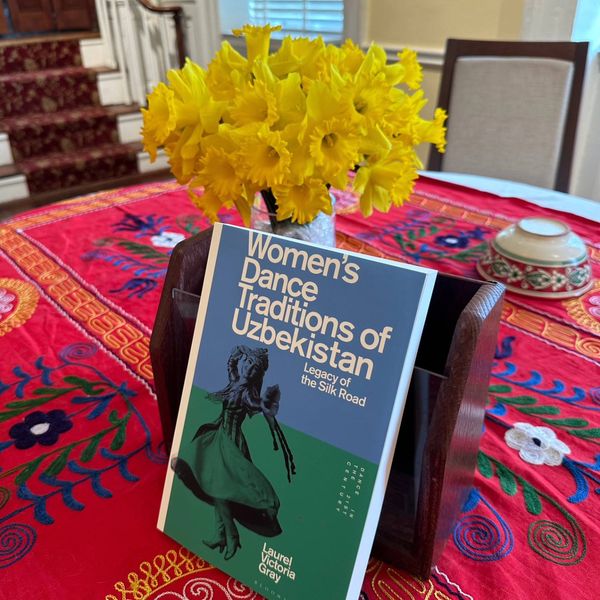 April 2024 marked the publication Women's Dance Traditions of Uzbekistan: Legacy of the Silk Road (Bloomsbury Academic Press) by Laurel Victoria Gray. Highlights of the international book tour to follow. #uzbekdance #uzbekistan #centralasia #uzbekwomen