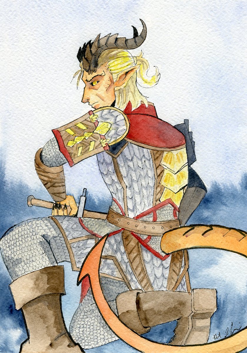 Happy New Year Everyone! I spent an entire year drawing Zevlor and (hopefully) improving 😅
Here's to more art in 2025!

#BG3 #bg3art #zevlor