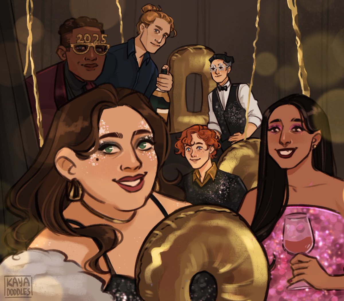 Kayadoodles's tweet photo. Happy New Year! #sixofcrows https://t.co/ADr1RXTzZ2