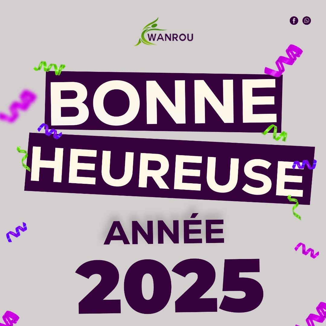 Wanrou229's tweet photo. Bonne et heureuse année 2025 à tous
Que cette nouvelle année soit synonyme de santé, de bonheur et de belles réussites pour chacun de vous. Merci de continuer à nous accompagner dans notre mission. Ensemble, faisons de 2025 une année pleine d’impact et de solidarité  
 #wanrou https://t.co/CTu6fc9k2T