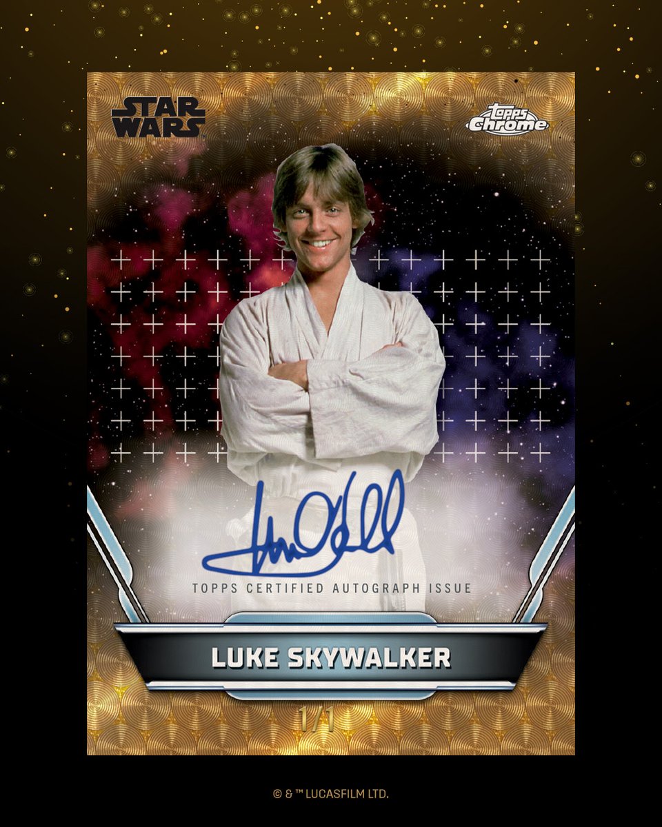 Celebrate 1/1 day with Topps by using the Force to pull a one of