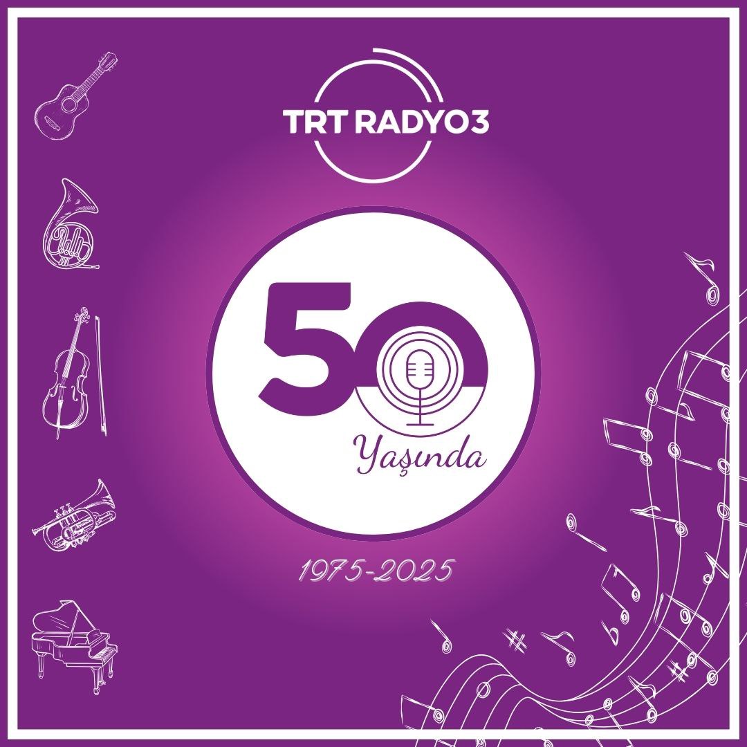 TRTRadyo3's tweet photo. TRT Radyo 3, 50 yaşında!

Kültürel çeşitliliğin ve müziğin farklı renklerini yansıtan yayınlarıyla 50 yıldır dinleyicilerine eşsiz bir deneyim sunan TRT Radyo 3, Türk radyoculuğunun en önemli mihenk taşlarından biri olmaya devam ediyor.

Yarım asırlık mirası geleceğe taşıyacağımız nice 50 yıllara…

#TRTRadyo3
#TRTRadyo 
#1Ocak2025