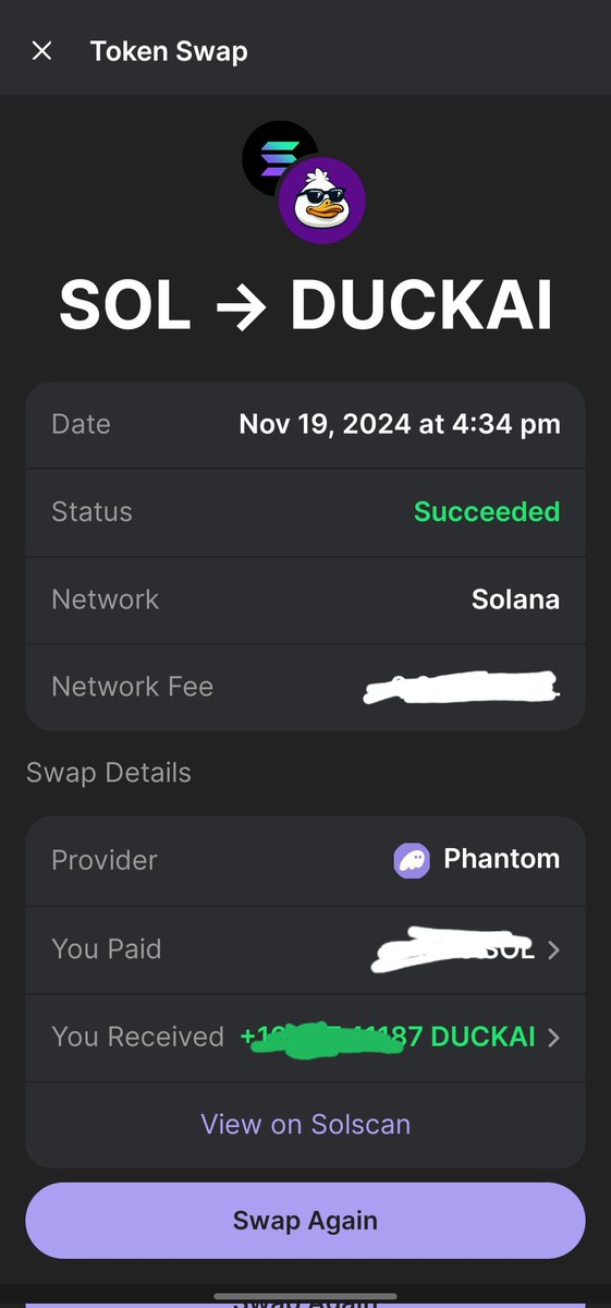 CyrusMatrix's tweet photo. Why not? Hereβs the exact date I bought itβfeel free to check what $DUCKAI was trading back then. π Might even be more than 800% now. @duckunfiltered π¦π #CyrusMatrix https://t.co/eDusfBYWy6