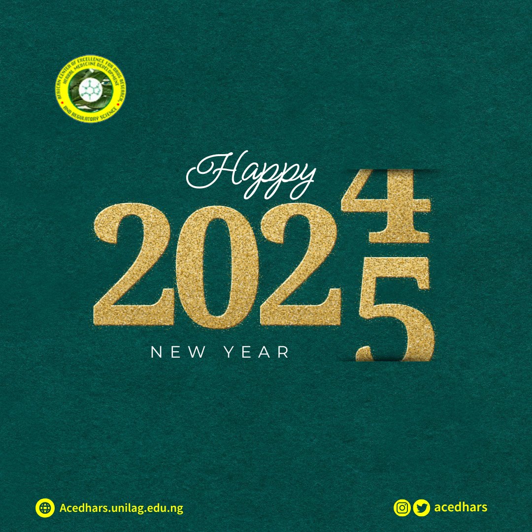 acedhars's tweet photo. Happy New Year!! ✨

As we embrace 2025, let’s take a moment to celebrate our collective progress &amp; the incredible impact we've made in the fields of drug Research &amp; Herbal Medicine development. 

Cheers to 2025! 🥂✨ #ACEDHARS #NewYear2025 #Innovation #Excellence #Healthcare https://t.co/XFOErqe1K5
