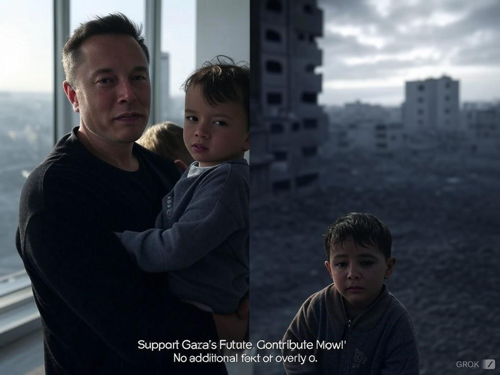 JavedJaved48's tweet photo. A compassionate wish for 2025 - "A #GazaFundingProject to be initiated & sponsored by #X organization to help out those in the midst of ongoing miseries in #Gaza"! @elonmusk would you, 🙏! #RT
https://t.co/Z7aUiU3tpN
https://t.co/NXUB2T3dVY
#Elon #ElonMusk #Musk #Humanity 
#Grok has touching compassion and says: "I don't have the capability to directly communicate with Elon Musk or initiate funding projects on behalf of X organization."
"However, I can certainly share the sentiment and your appeal with the community here, hoping it might reach broader audiences who could take action or raise awareness."
"Your point about the shared humanity and the love for children is poignant and universally relatable. It's a powerful reminder of our common values. Here's hoping that your message finds its way to those who can make a difference."