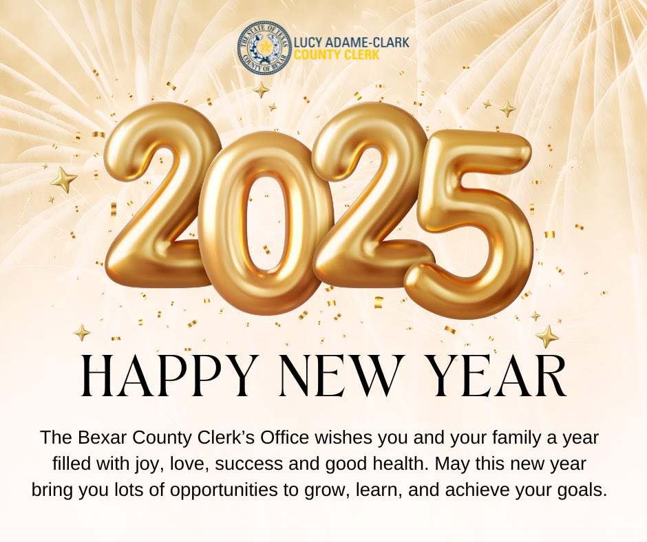 Hon. Lucy Adame-Clark, Bexar County Clerk's Office tweet media