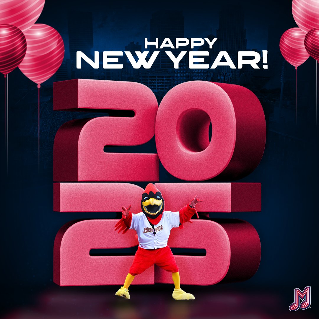 Happy New Year!! We hope this new year is filled with fun and the Redbirds✨