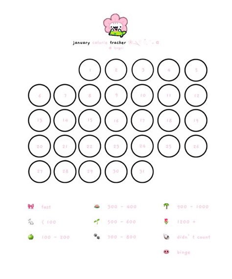 elleoncals's tweet photo. ❥❥january accountability thread❥❥

☆ calorie tracker
☆ weight loss tracker https://t.co/VeTIVqJvxA