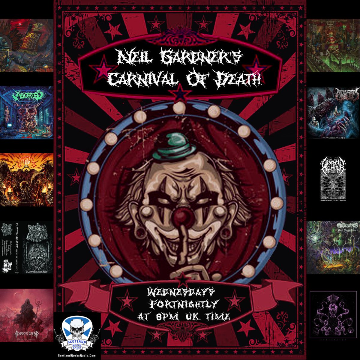 Bestheadkase's tweet photo. Happy New Year everyone!
Please check out my 1st Carnival of Death show of 2025 at 8PM tonight on https://t.co/nPoUeBy2Zz !
@rippedtoshreds4  @glacialtomb @abortedmetal @AphoticUK @harbingerriffs @rendthemasunder @RancidCadaver @Gatecreeper @Fulcicult @TheTyrannus @Deosofficial https://t.co/R24i3sIF2c