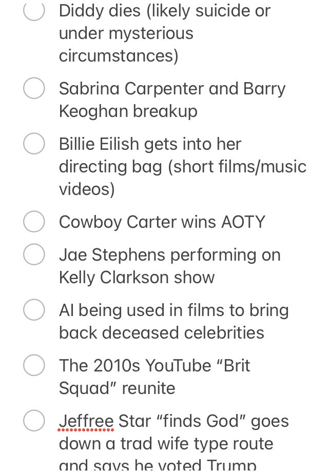 holy_trilogyXO's tweet image. locking in my 2025 predictions