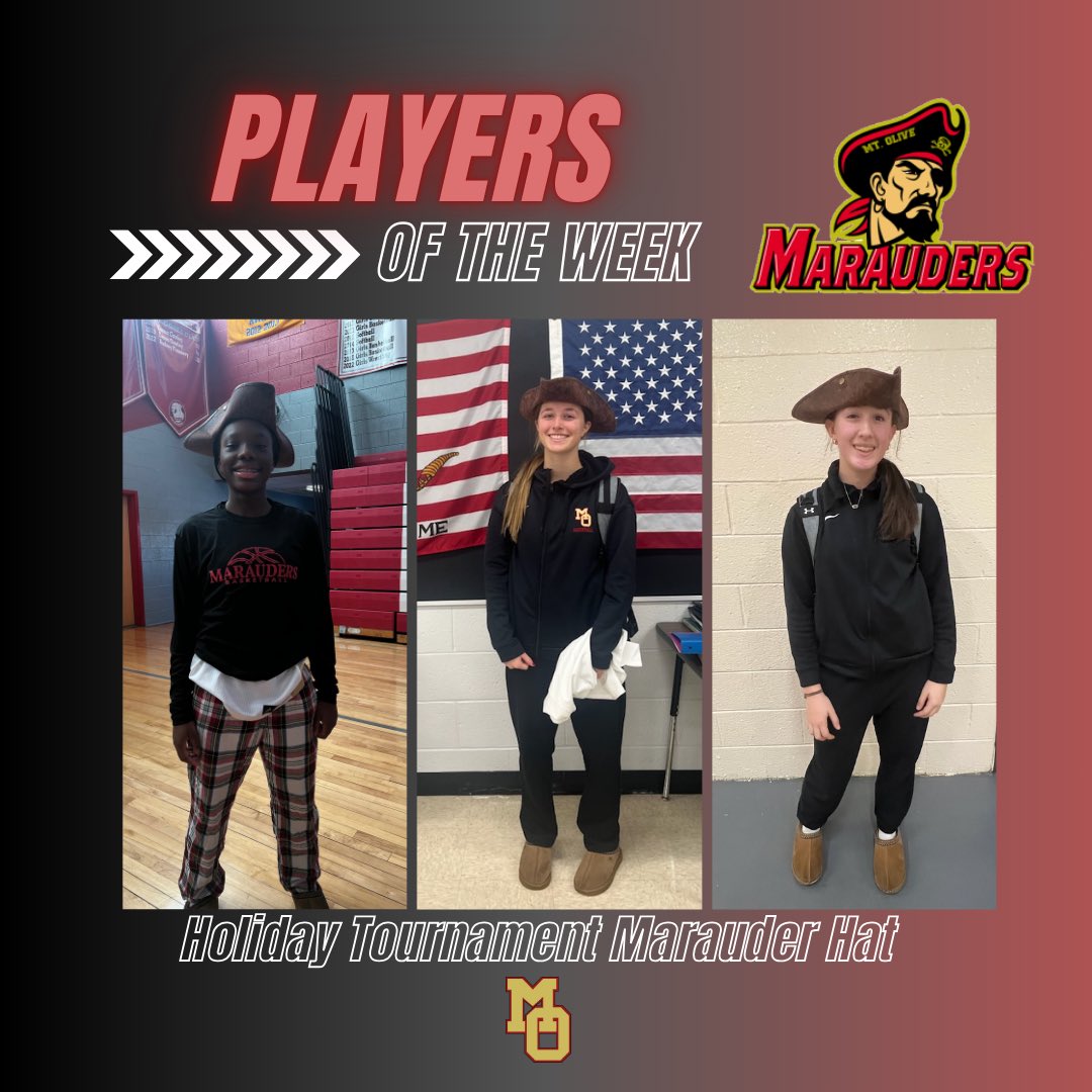 Mount Olive Girls Basketball (@mohsgbasketball) on Twitter photo Shout out to sophomore Ashley Williams and freshmen Gabby Cefola and Kate Zoccolillo for earning the Marauder Hat of the Week for their play in the Holiday Tournament. Go Marauders <a href="/MOHSMarauders/">Mount Olive Marauders Athletics</a> Shout out to sophomore Ashley Williams and freshmen Gabby Cefola and Kate Zoccolillo for earning the Marauder Hat of the Week for their play in the Holiday Tournament. Go Marauders <a href="/MOHSMarauders/">Mount Olive Marauders Athletics</a>