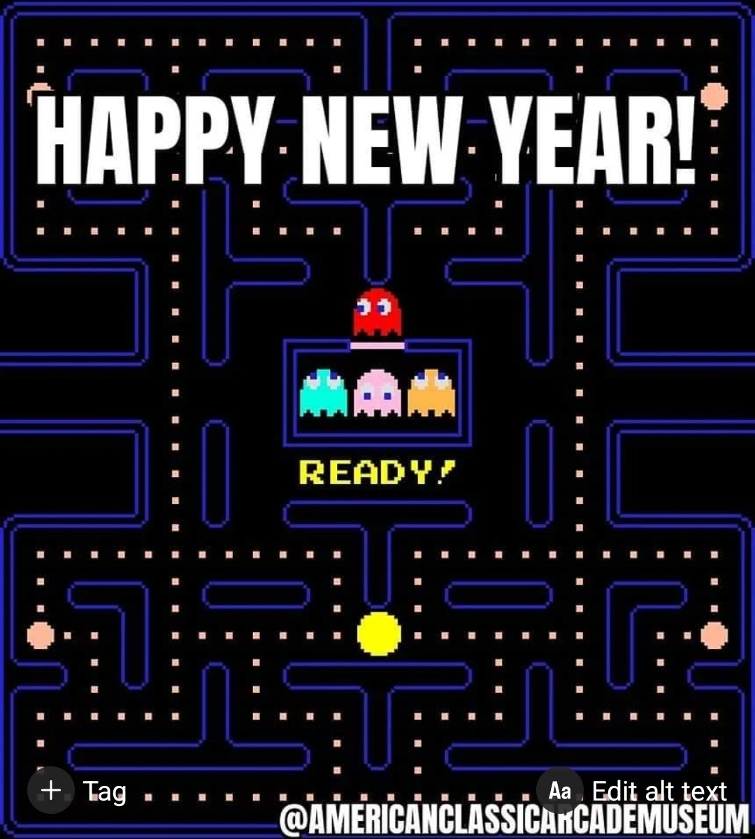Happy New Year, everyone! We're looking forward to sharing more arcade game history and preservation with you in 2025! 🎉 #NewYear2025