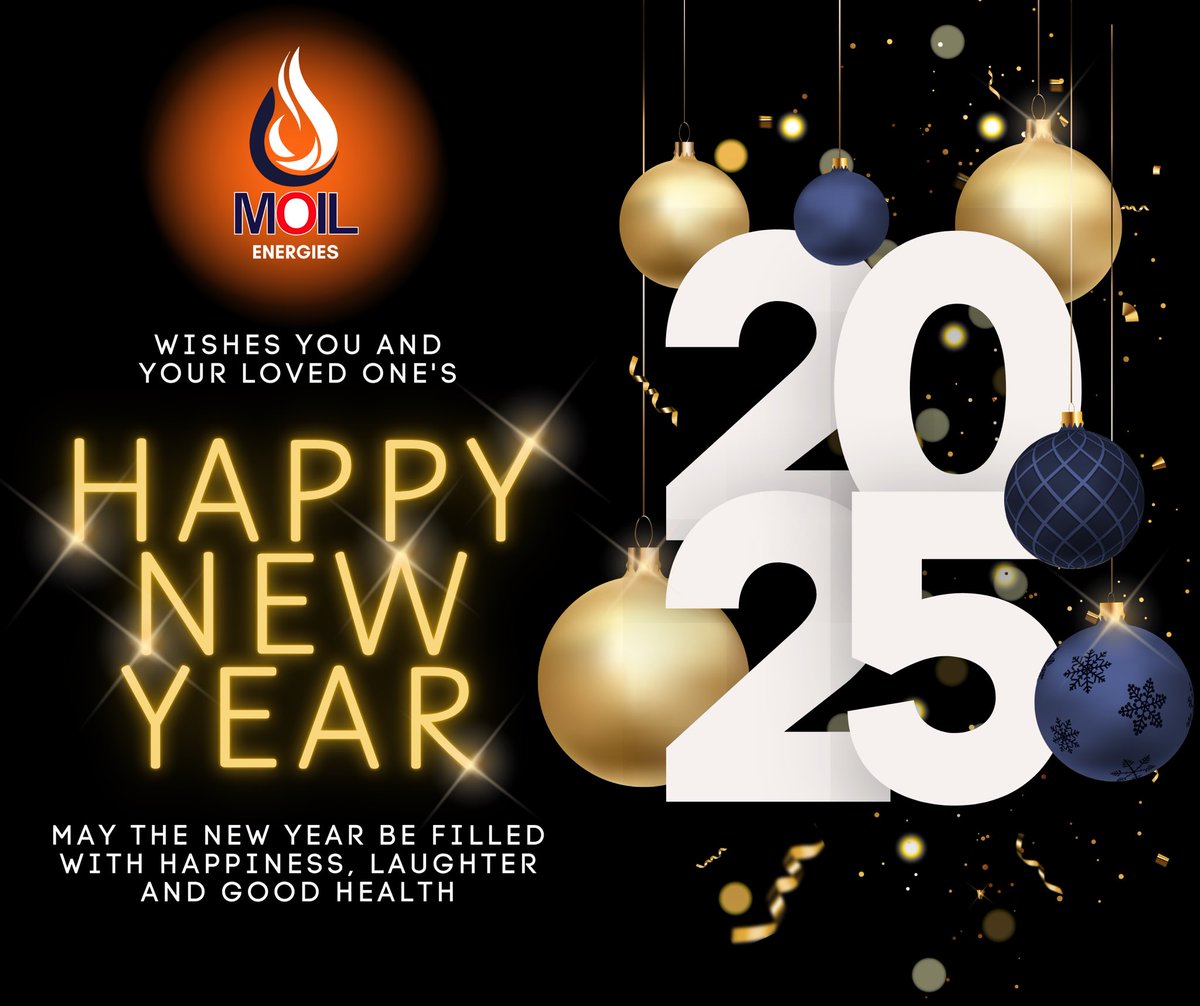✨ Happy New Year from MOIL Energies! ✨

As we step into the new year, we want to extend our heartfelt wishes to you and your family. May 2025 bring you joy, prosperity, and new opportunities!

Thank you for being a part of our journey.