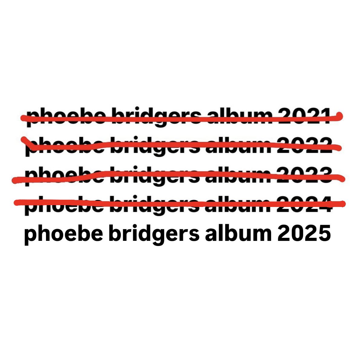 no she didn’t but… could this finally be the year?