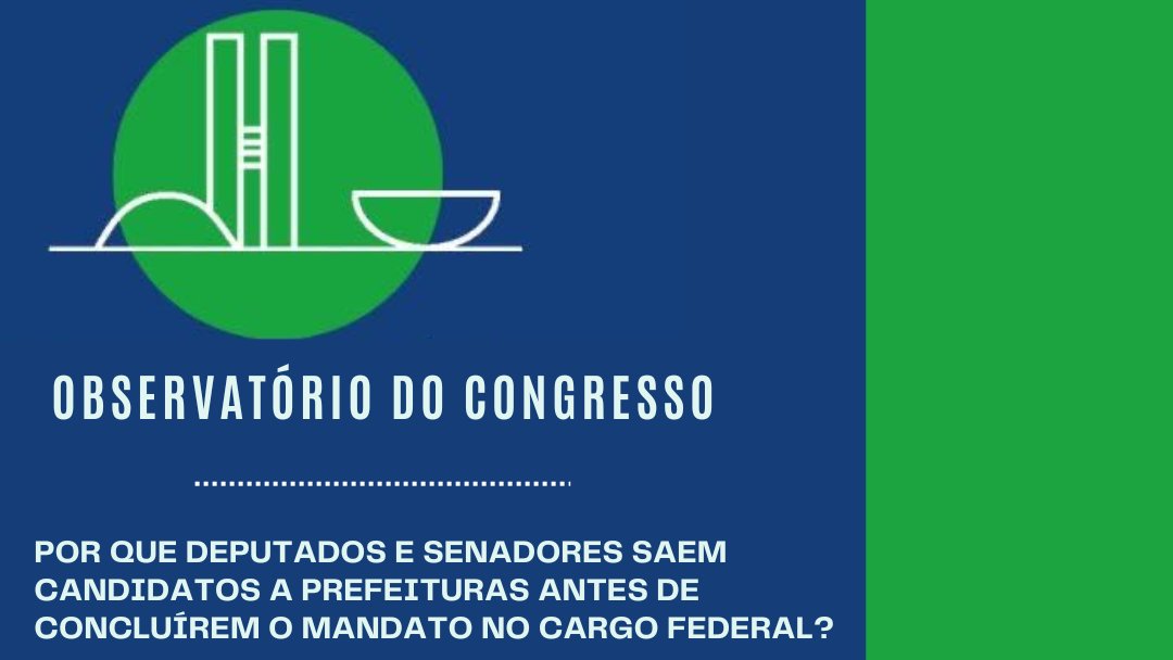 oc_ipolunb's tweet image. O Congresso voltou? Não! Mas hoje é o dia da posse de prefeitos nos municípios e o Observatório fez um levantamento dos últimos 20 anos sobre quantos são e quem são os deputados e senadores que deixam os cargos federais para assumir um lugar nos municípios. Venha conferir!