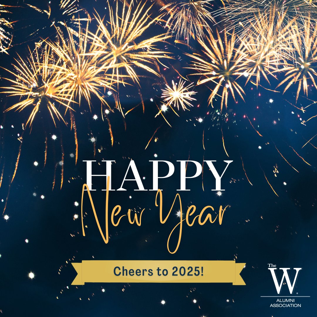 MUWalumniassoc's tweet photo. As 2025 begins, may your year be filled with joy, laughter and endless possibilities. Happy New Year from the MUWAA Alumni Association. #MUWAA #TheW #HappyNewYear https://t.co/kHEBVo9qtO