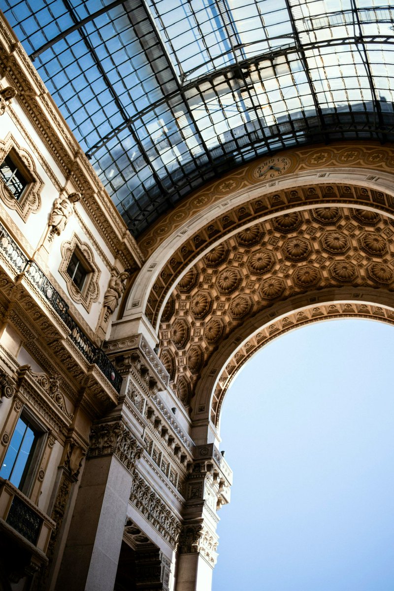 Jet7One's tweet photo. #GalleriaVittorioEmanueleII was constructed between 1865 and 1877 and is elaborately ornate inside. It is named after the first king of #Italy, #VittorioEmanueleII. The #architecture is a marvel featuring an iron-and-#glass #roof and an elegant 4-story double arcade with a dome https://t.co/Fmd0oD2IbA