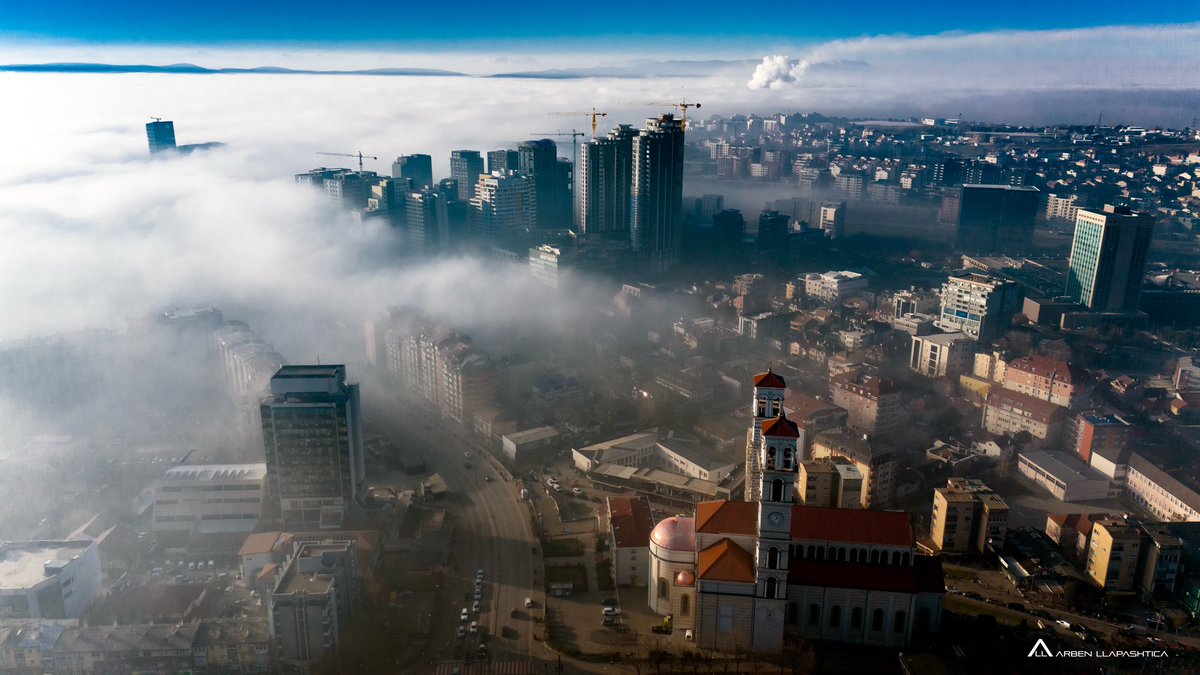 Spectacular mystical fog over our country Kosova