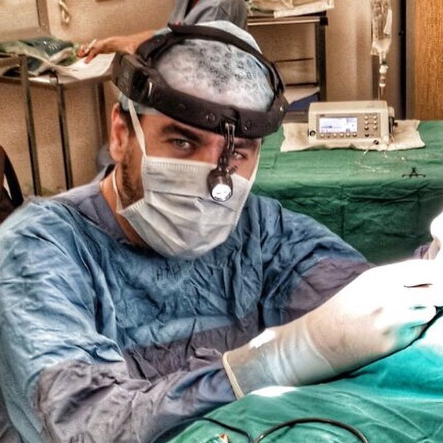 Foto del día.. Sistema ultrasónico de modelado óseo y yo.