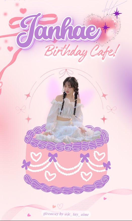 Je_tay_aime's tweet photo. 💜𝐺𝑖𝑣𝑒𝑎𝑤𝑎𝑦 𝑓𝑜𝑟 #JANHAEBIRTHDAYCAFE2025

- ʟᴜᴄᴋʏ ᴄʟᴏᴠᴇʀ 41 ᴇᴀ
☆sᴇᴄʀᴇᴛ ᴡɪᴛʜ ʀɪɴɢ 5 ᴇᴀ☆
(1ᴇᴀ/ᴘᴇʀsᴏɴ)

#JANHAE #JANIVERSE https://t.co/jqNxqGqlX9