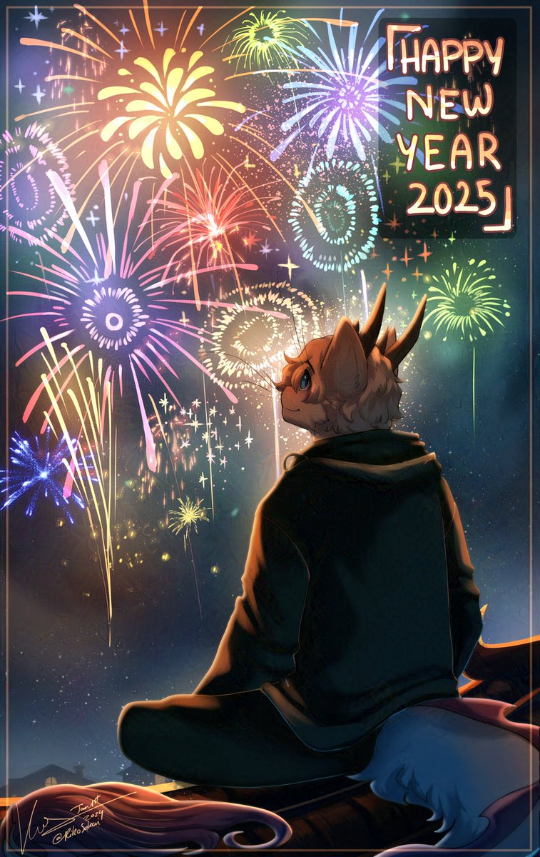 🍾 🎇 Happy new year everyone :3 🎆🥂