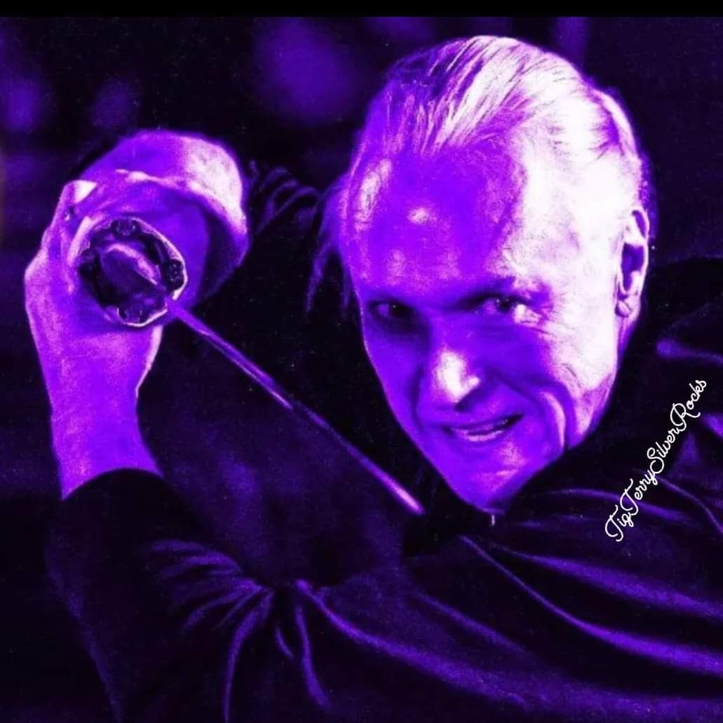 Silversmeasures's tweet photo. As 2025 is the year of the snake 🐍, it seems only fitting to share the greatest shot ever from #Cobrakai episode #HeadOfTheSnake 
@tigianpage is so brilliant at playing one of the best villains ever seen on any given show 👏 #TerrySilver #ExcellentSwordmanship #GreatCharacter #GreatActor