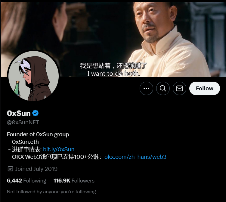 statebits_py's tweet photo. @0xSunNFT made
Total PnL: +$2.1M (+24.26%)
Unrealized Profits: -$1M
7D Total Cost: $1.6M
7D Token Avg Cost: $33.5K
7D Token Avg Realized Profits: +$4,641.42

Top 3 Holdings :-
$ASYM
$ELIZA
$LMT

CopyTrade Address :- HUpPyLU8KWisCAr3mzWy2FKT6uuxQ2qGgJQxyTpDoes5 https://t.co/jTE6zzHRLS