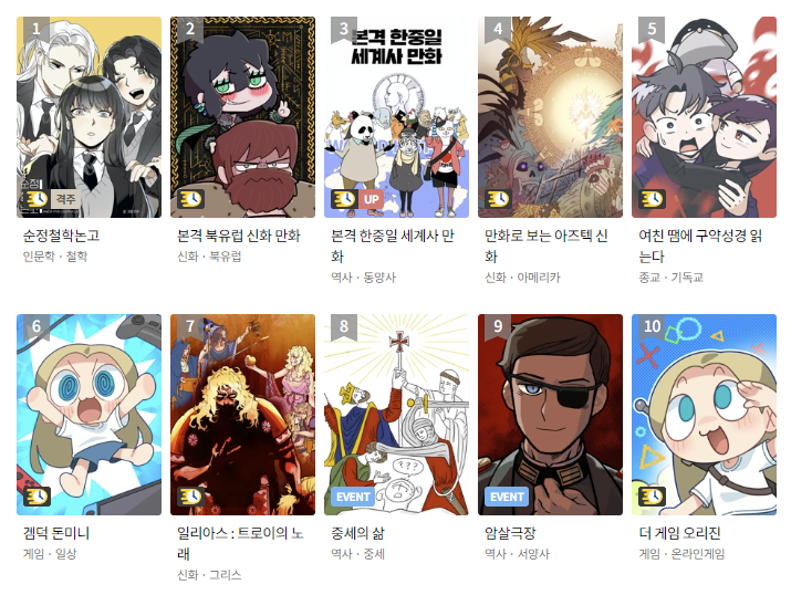 이벤트 덕에 9위도 입성해보네요...! 감사합니다!