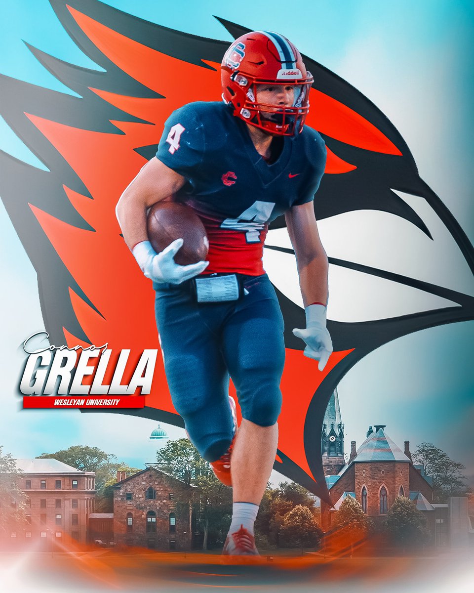 I am very blessed to announce my commitment to the admissions process at Wesleyan University! Thank you to my family, teammates, coaches, as well as <a href="/CoachDiCenzo/">Dan DiCenzo</a> and the rest of the Wesleyan staff for this amazing opportunity! #RollCards 
<a href="/Wes_Football/">Wesleyan University Football</a> 
<a href="/CCRaider_FBall/">CCHS Football</a>