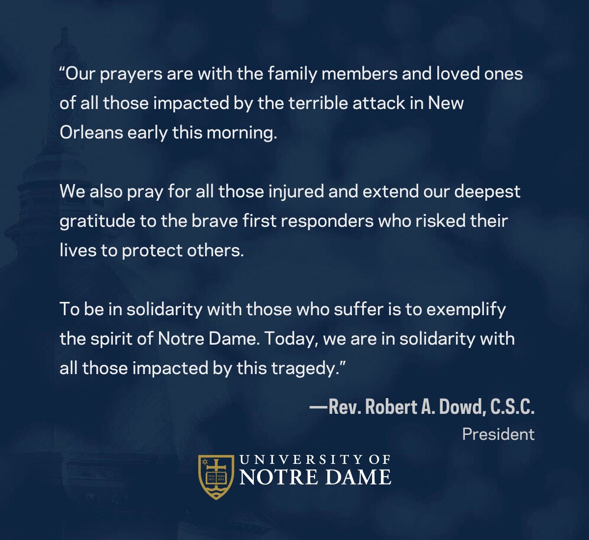 University of Notre Dame (@notredame) on Twitter photo 