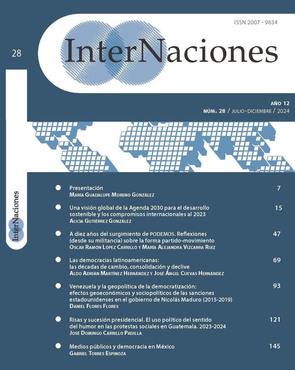 Danielfloflo's tweet photo. Primera publicación del año en la Revista @inter_naciones https://t.co/vNKIyxdmVm