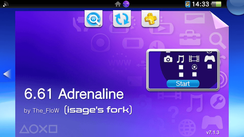 aldostools's tweet photo. ⭐️6.61 Adrenaline v7.1.3 updated by isage
Custom Firmware 6.61 Adrenaline for the PSP Emulator that transforms your PS Vita into a two-in-one device.

🔹Now don't load plugins in recovery
🔹Support updates/dlc for EBOOT/ISO
🔹Support for autoboot EBOOT

📥https://t.co/bCXXCZUVFQ https://t.co/cfZNsGXkbd