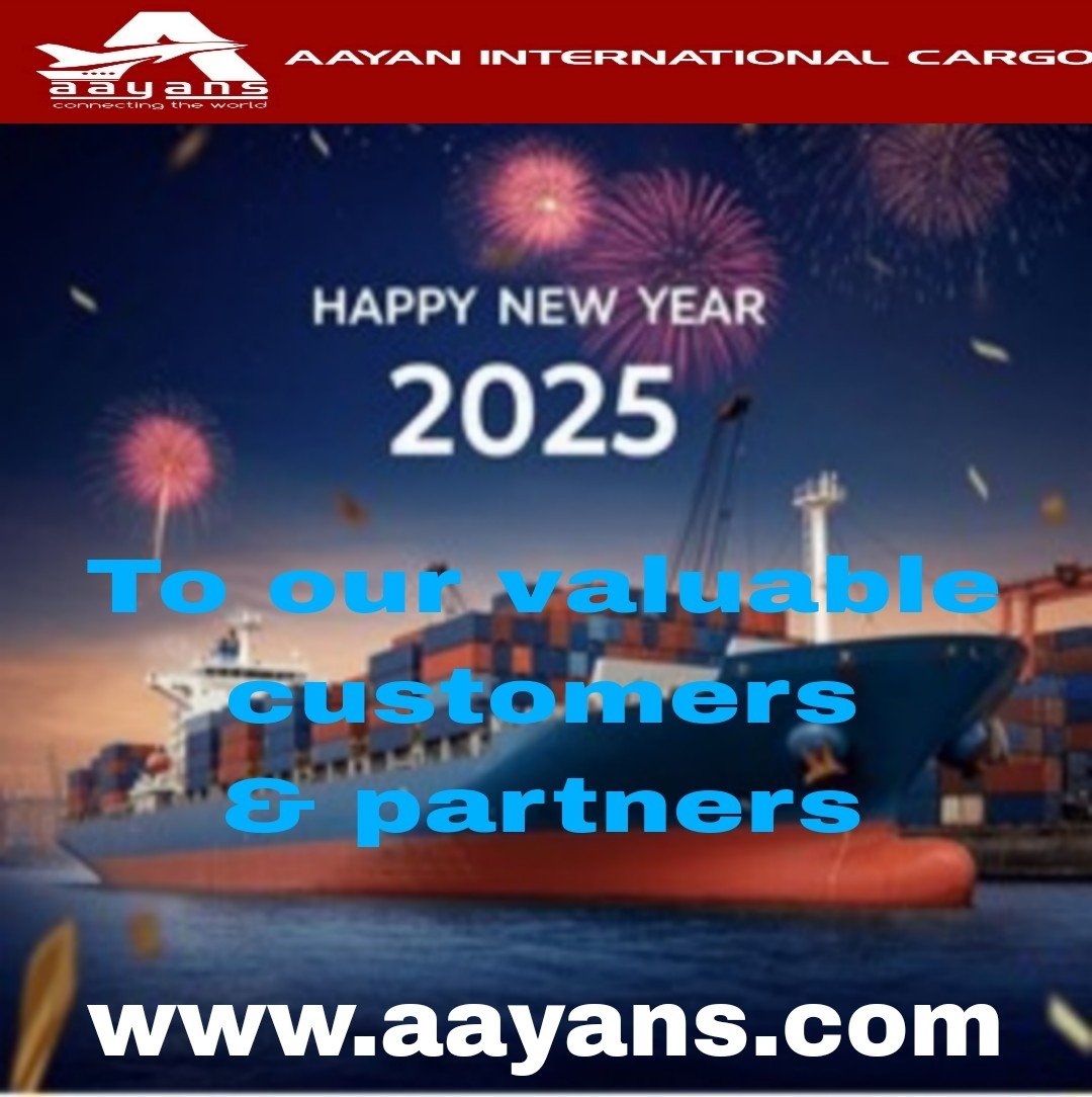 aayancargo's tweet photo. Aayan International Cargo wishes new year wishes to our Global Partners, Valuable Customers and our entire Team. Our team is ready for the new challenges ahead.
#team #2025success #newyear2025 https://t.co/4LRSr9CdBJ