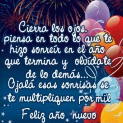 Muy buen 2025, con mucha salud, amor y paz!!
