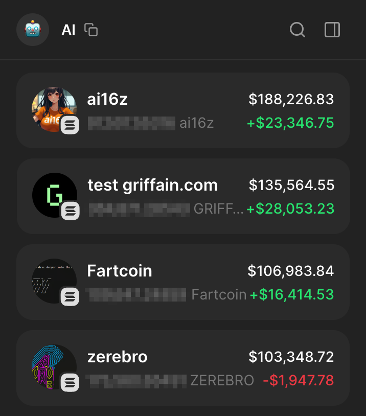 In 2024, I made life-changing gains with AI coins but the narrative will skyrocket even more in 2025 and that's your chance to print as well.

Here are the most promising AI coins that smart wallets and insiders are currently accumulating👇