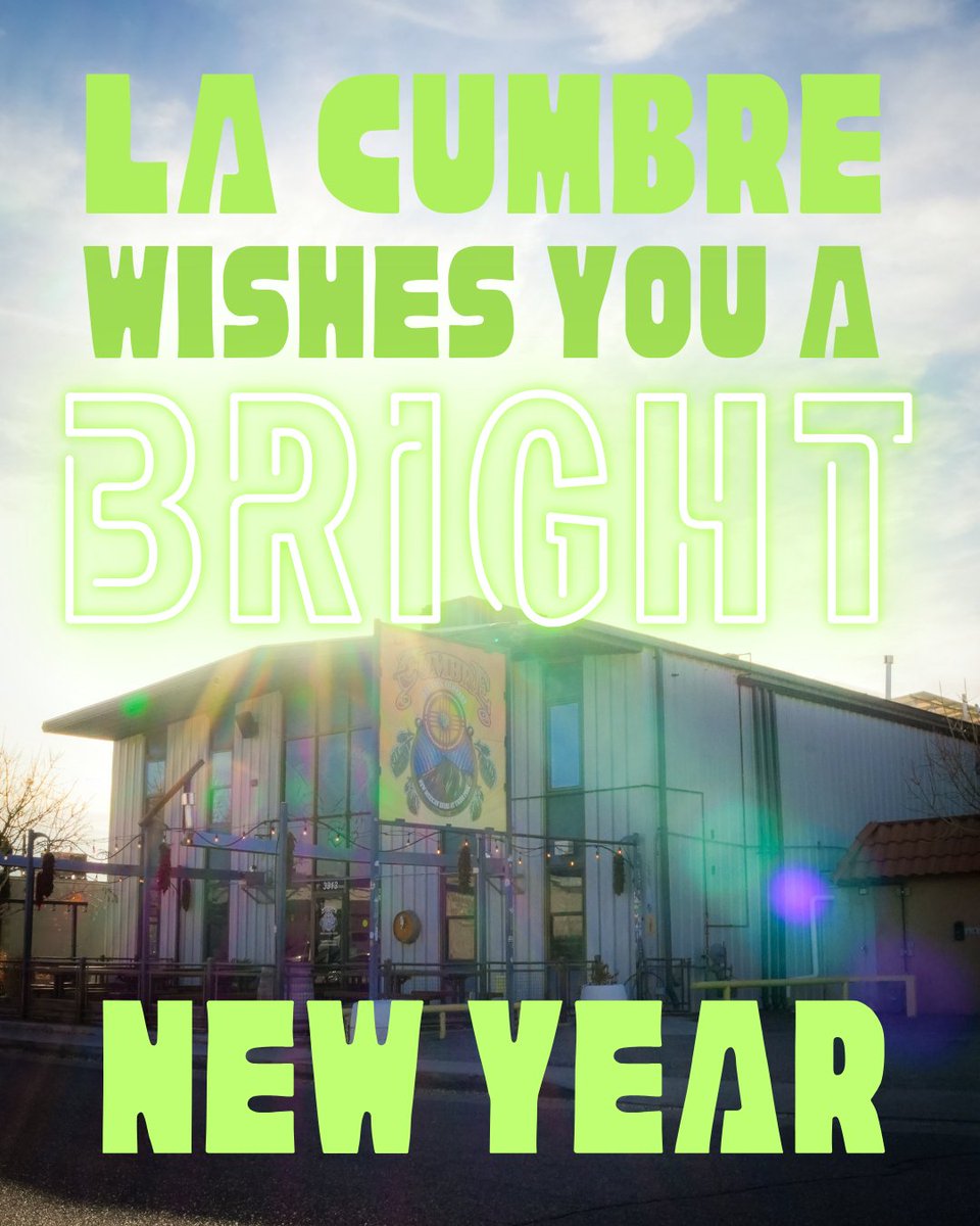 Cheers to a bright New Year! 🍻🎉 Wishing you a prosperous 2025 filled with good times, great friends, &amp; amazing beers! 🍺✨

We'll be closed on New Year's Day, but back to regular hours on 1/2 at 12PM! See you then! 🎆