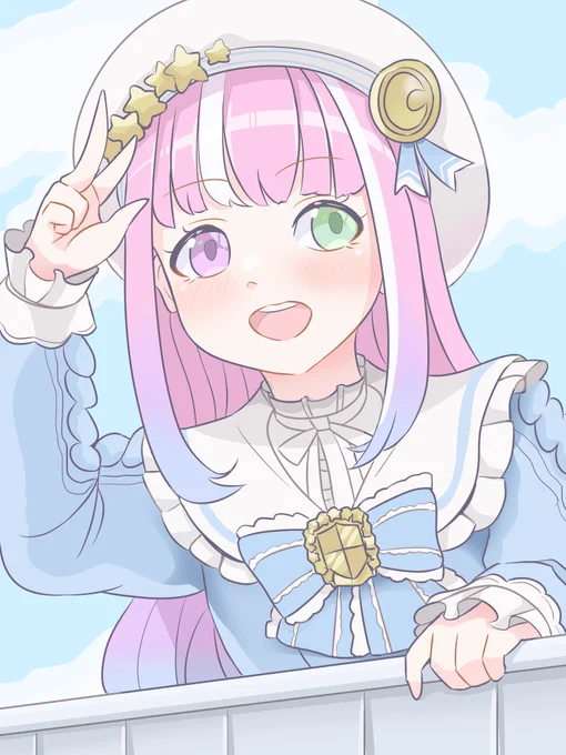新年明けましておめでとうございます新衣装!#ルーナート 