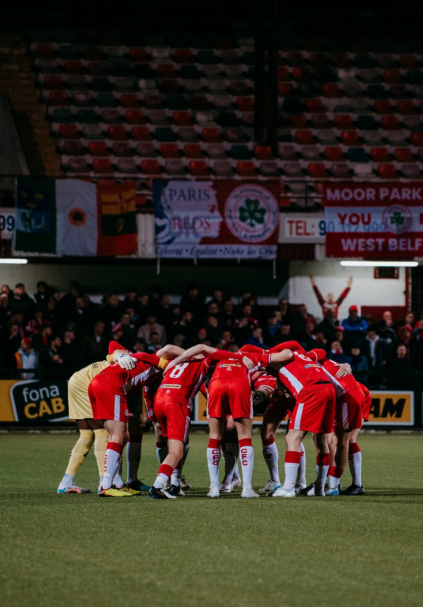 OfficialNIFL's tweet photo. Together.

❤ @cliftonvillefc 

#SportsDirectPrem https://t.co/qiNvVBboJT