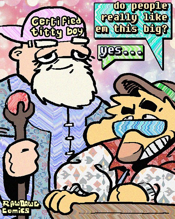 Huge thanks to <a href="/extrafabulous/">zach</a> for his  sage wisdom and patience. He has really helped this rookie out with priceless advice ever since I started drawing comics. On my page we stan Zach, and that's a fact