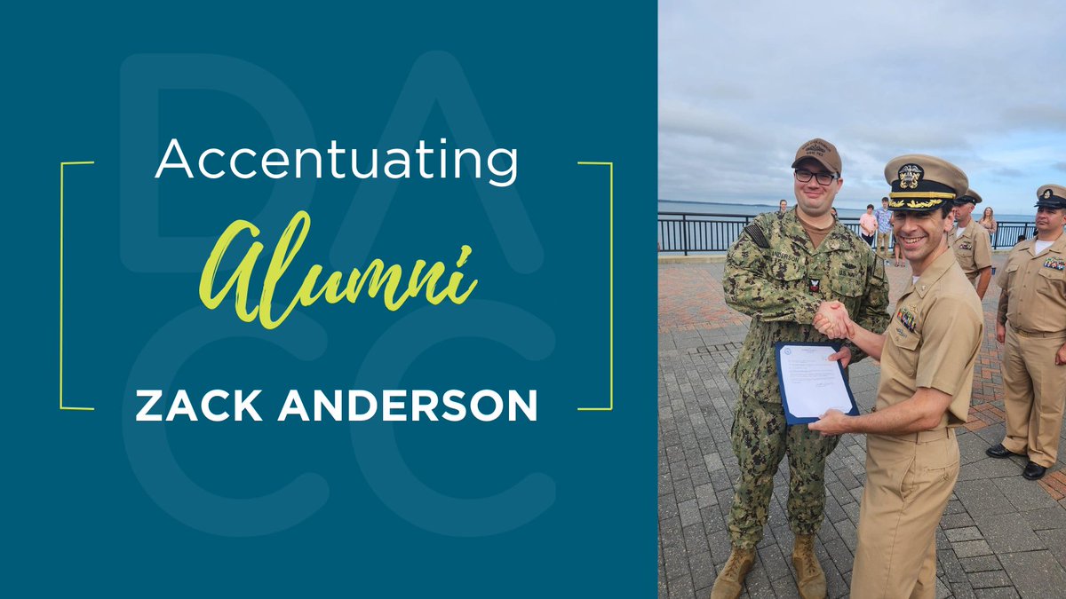 DelawareAreaCC's tweet photo. Zack Anderson attended Delaware Hayes High School and graduated from DACC’s Fire Service Training program in 2013. Today, he is a Sonar Technician Submarines in the United States Navy. #DACCPride https://t.co/N3bly4gMxg