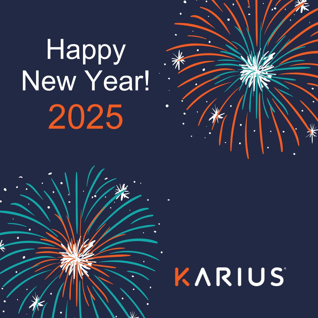 As we enter a new year, Karius looks forward to embracing fresh opportunities, driving innovation, and making a meaningful impact in healthcare. We are grateful for the dedication of our team and the support of our customers, who helped make 2025 a success. Happy New Year!