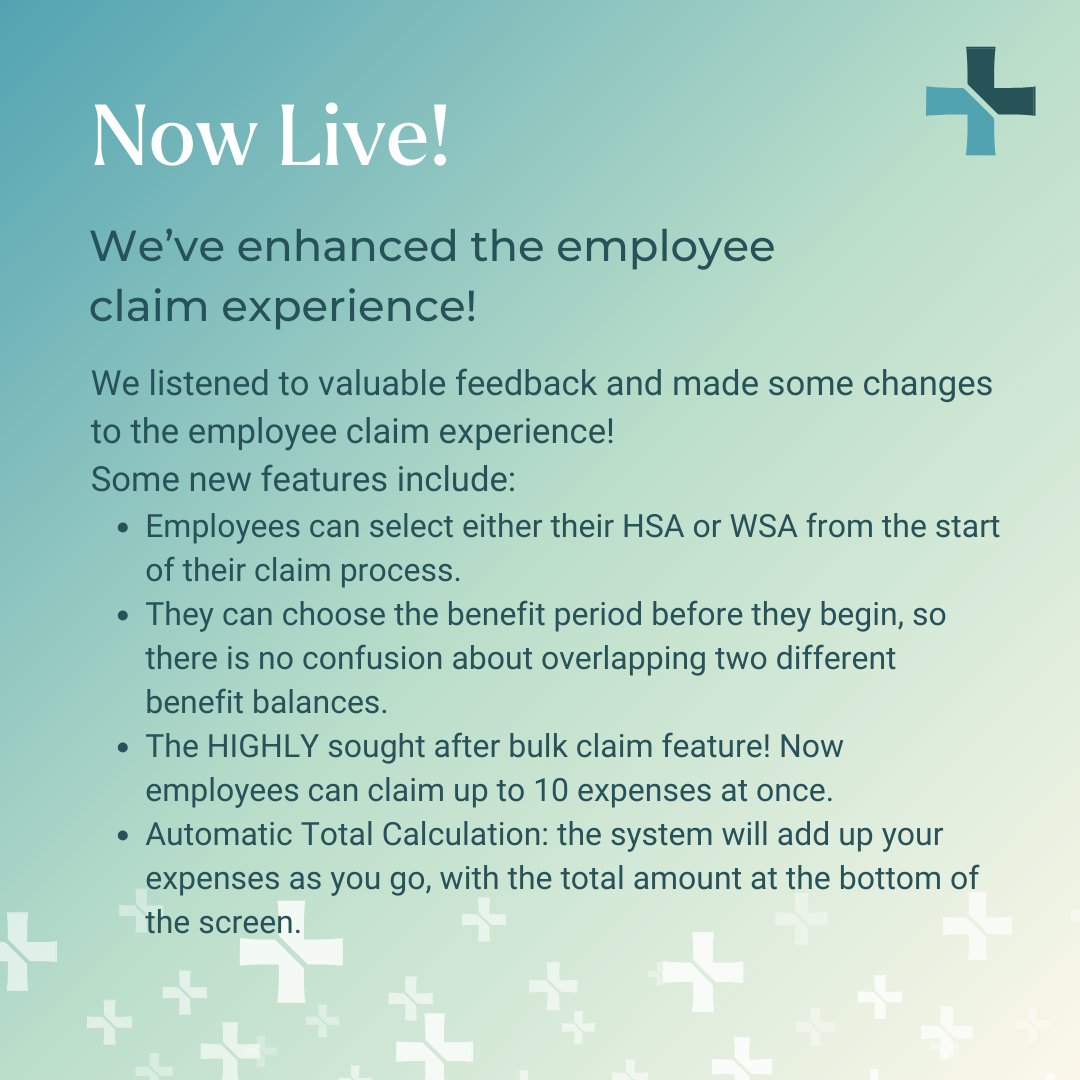 We made some incredible enhancements to our employee claim experience, including important updates to how employees will be able to allocate and claim with myFlexplan! Also, if the plan renewed on Jan. 1 then the 30 day allocation window for myFlexplan has officially started!