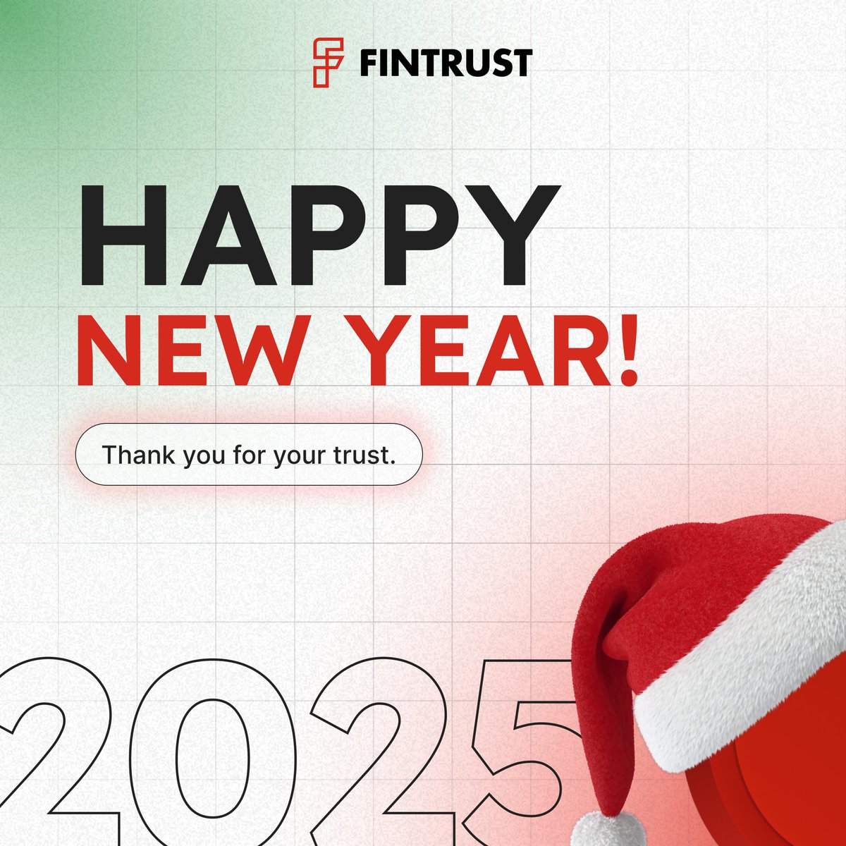 FinTrustAG's tweet photo. 🎉 Happy New Year 2025!

Thank you for trusting Fintrust on your financial journey. This year, we’re committed to bringing you more innovation and growth. Here's to success, prosperity, and new opportunities in 2025! 🚀 https://t.co/miG9YuyhRh