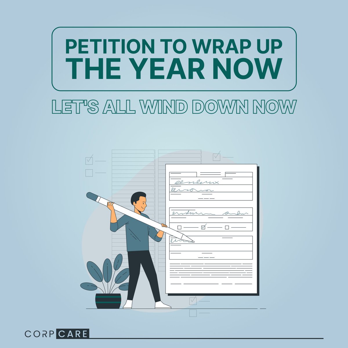 corpcare_ca's tweet photo. It’s time to wrap up the year, reflect, and give ourselves the space to recharge for what’s ahead. Let's prioritize self-care and embrace the wind-down season. Are you in?

#corpcare #workwithcorpcare #selfgrowth #mentalhealth #motivation #progress #corporatewellbeing https://t.co/dNjgHw9ijl