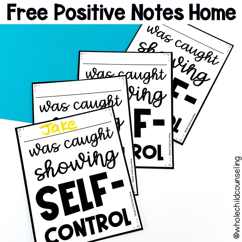 Free positive notes home to reinforce positive behavior with kids and build rapport with families!
#schoolsocialworker #schoolcounselor #schoolpsych 

wholechildcounseling.com/post/effective…