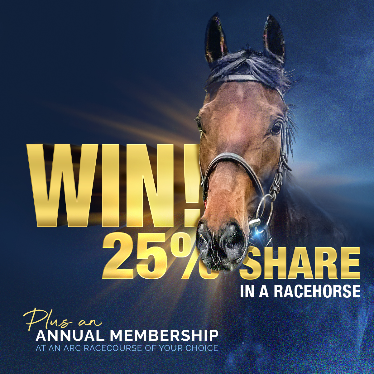 Kick off 2025 with the Ultimate New Year’s Giveaway! 🏇

To celebrate the official birthdays of racehorses, we're giving YOU the chance to WIN a 25% share in a racehorse &amp; an annual membership at an ARC racecourse of your choice!

Enter before 26/01  ➡️ arenaracingcompany.co.uk/competitions/s…