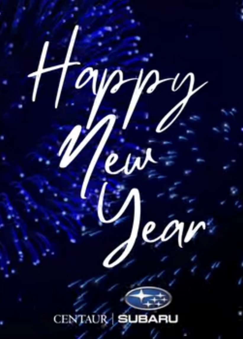 Happy New Year from Centaur Subaru!