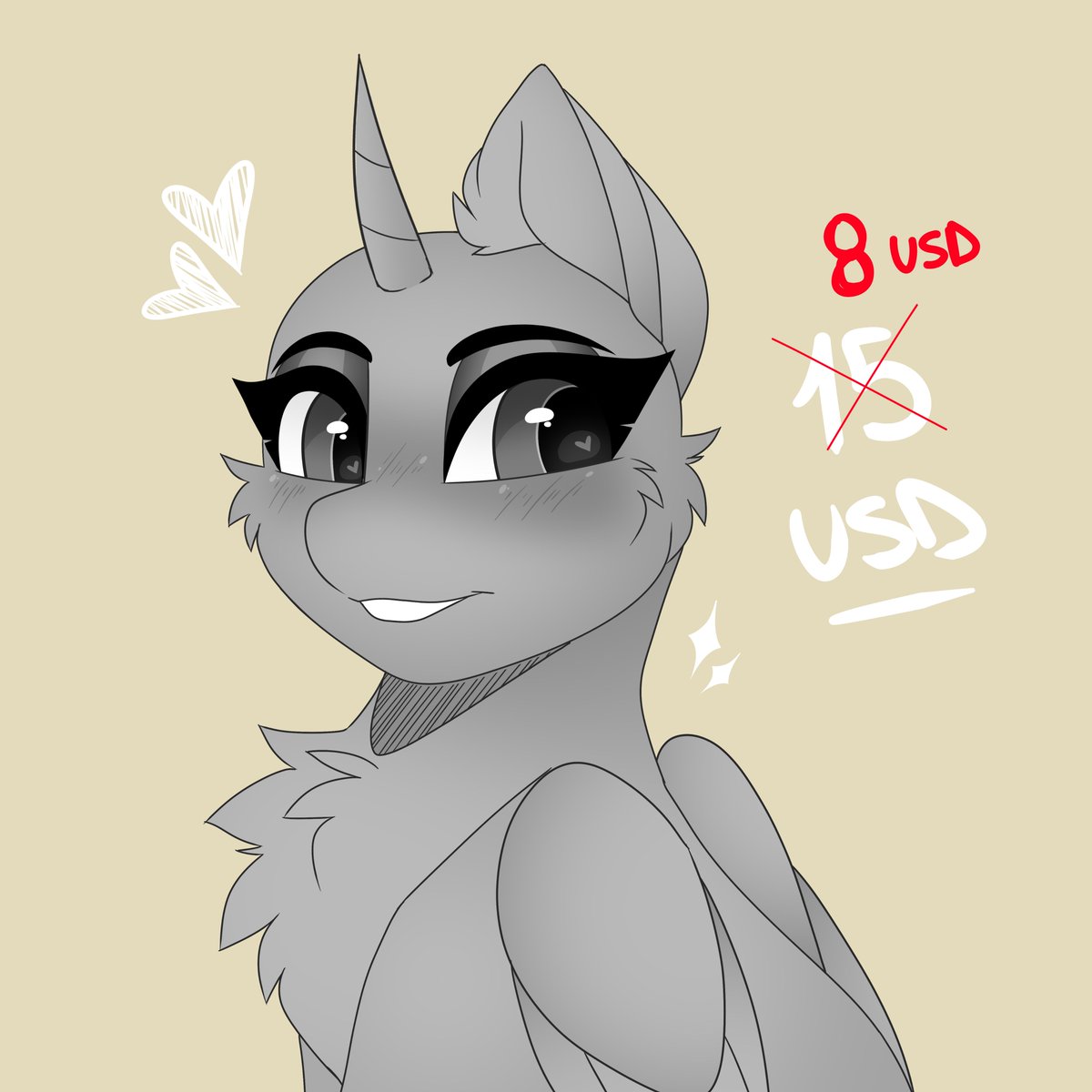 OFFER! 8 USD for the first 4 customers!🔥
MD to reserve
Payment method: PayPal

#MLP #mlpych #YCH #mylittlepony #brony #pony #digitalart #comissionopen