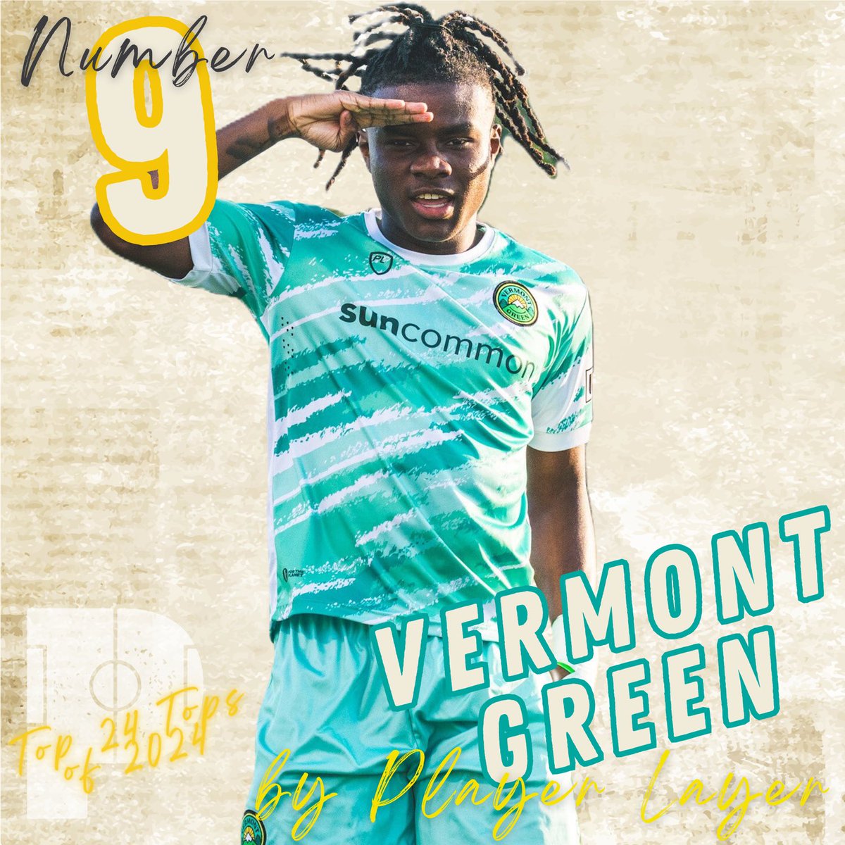 Protagonist Soccer (@protagonistusa) on Twitter photo 👕 Number 9
▪️ <a href="/PlayerLayer/">PlayerLayer</a> ’s shirt for <a href="/VermontGreenFC/">Vermont Green FC</a> is made from 100% recycled plastic and was designed by the club’s co-founder, Matthew Wolff. It breaks in at Number 9 in this year’s Top Tops and averaged 17.7 in the rankings 👕 Number 9
▪️ <a href="/PlayerLayer/">PlayerLayer</a> ’s shirt for <a href="/VermontGreenFC/">Vermont Green FC</a> is made from 100% recycled plastic and was designed by the club’s co-founder, Matthew Wolff. It breaks in at Number 9 in this year’s Top Tops and averaged 17.7 in the rankings